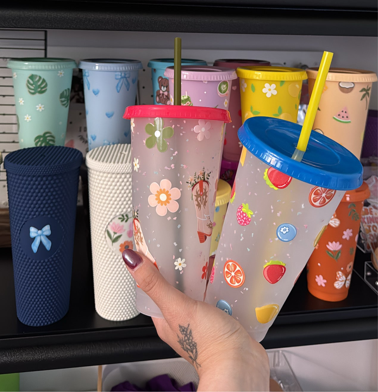 Verre 24oz en plastique qui change de couleur MYSTÈRE