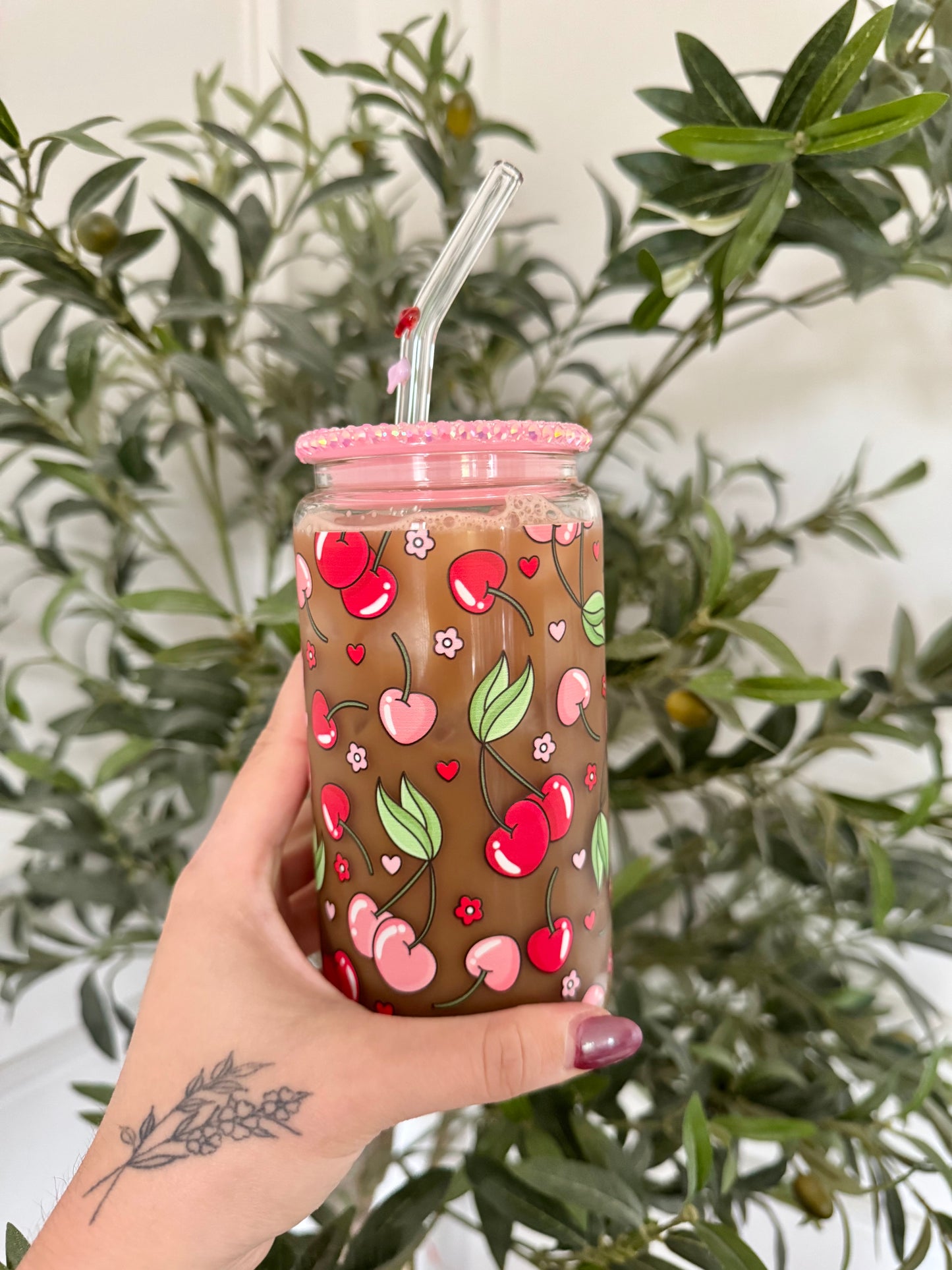 Verre : Paradis de cerises