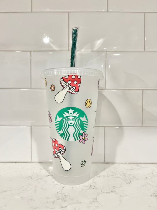 Starbucks : Champignons et Smiley