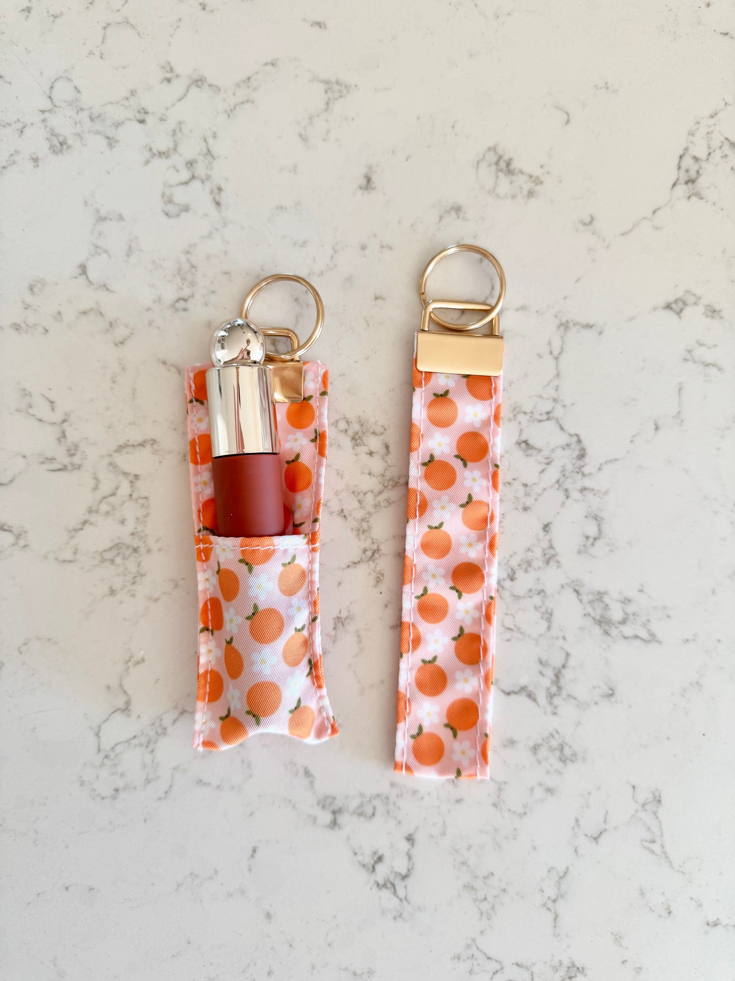 Porte-clés / Porte-gloss : Oranges 🍊