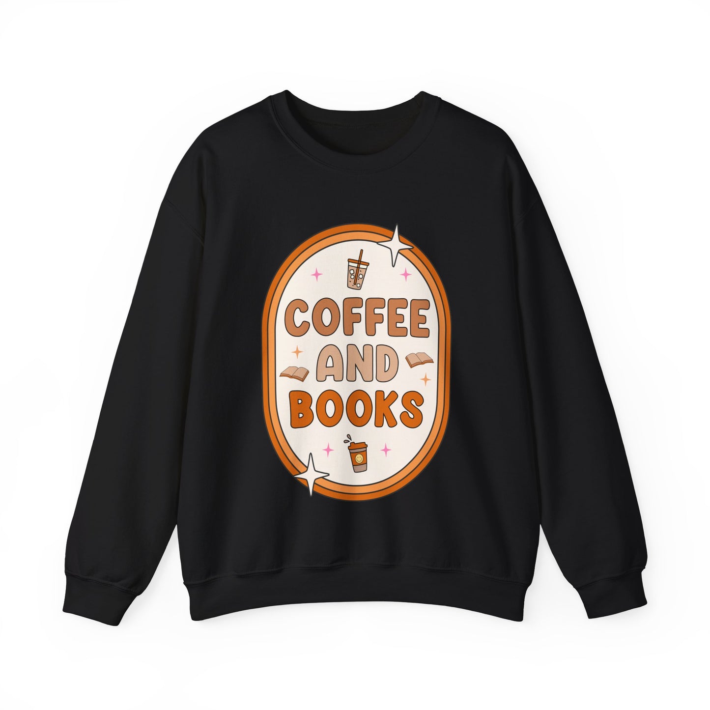 Crewneck: Coffee and Books