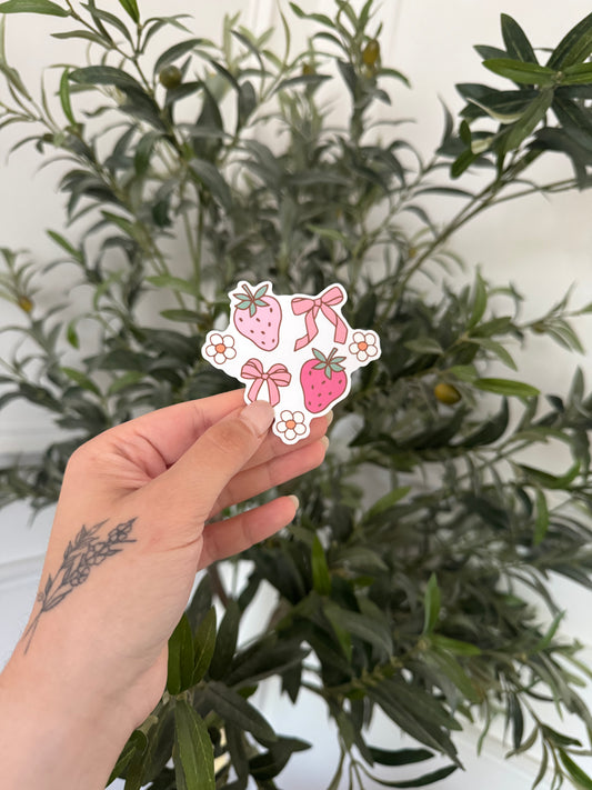 Collant : Fraises coquettes