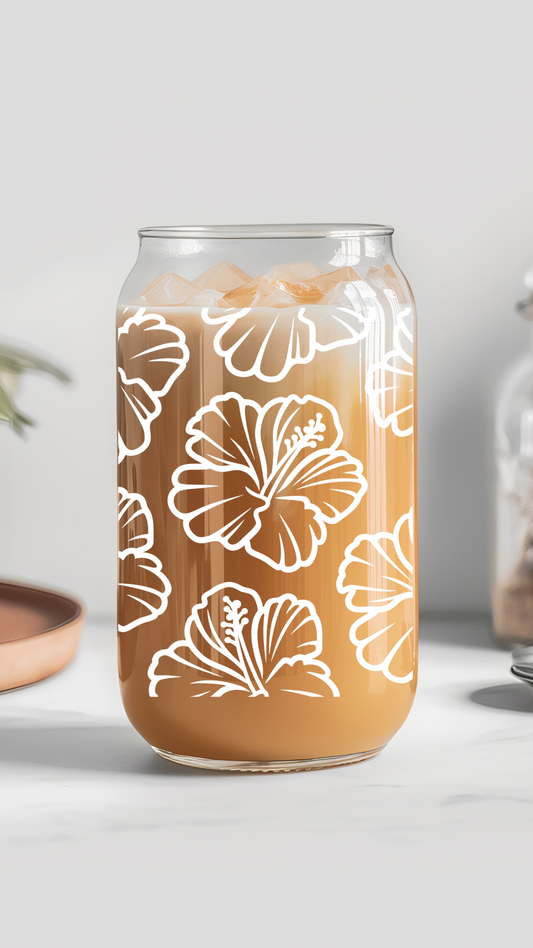 Verre : Hibiscus boho